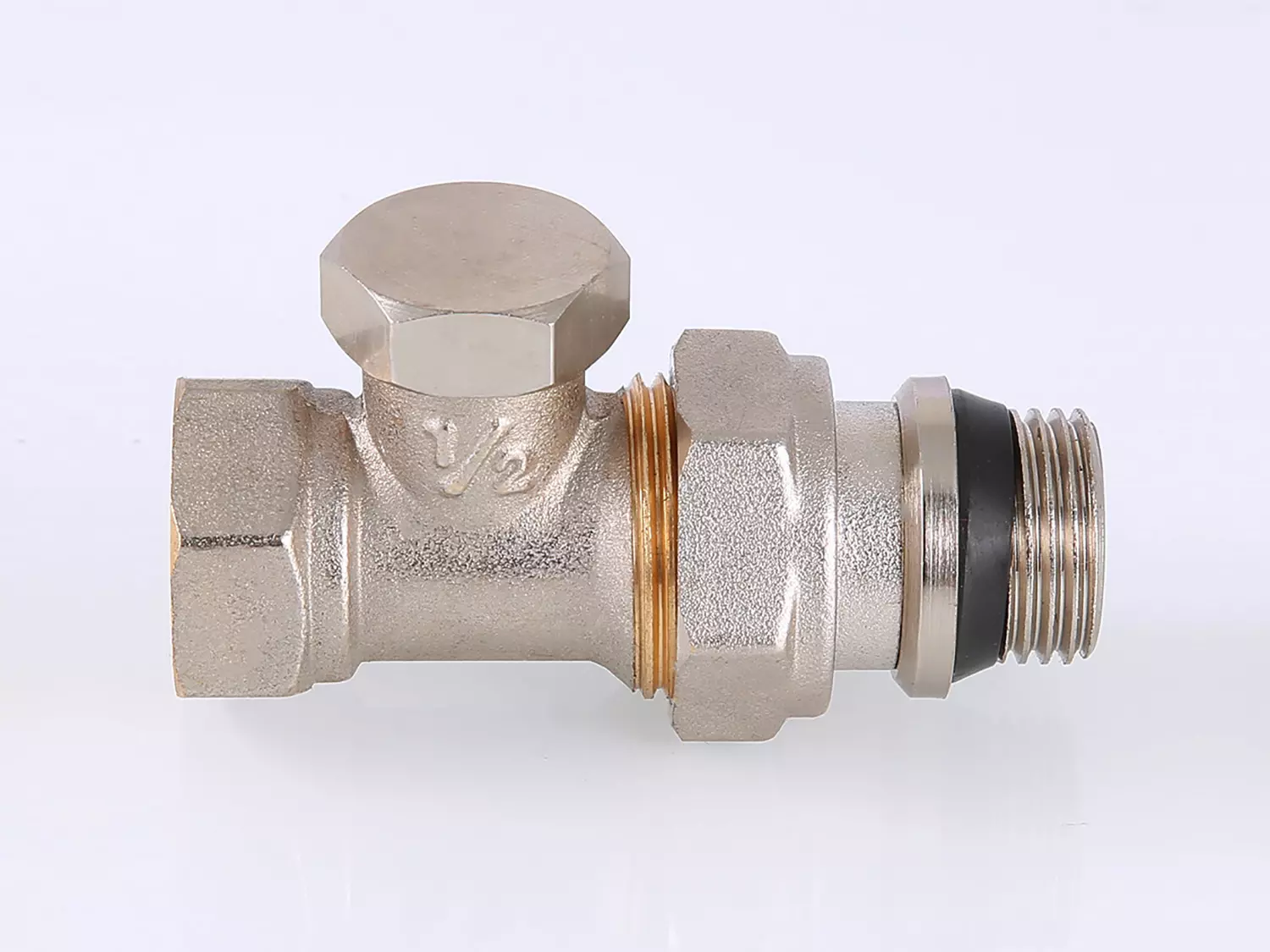 Клапан радиаторный прямой Valtec VT.020.NR.04 (1/2ВРx1/2НР)