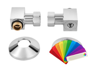 Комплект для подключения полотенцесушителя Secado 3/4"x1/2" (любой цвет)