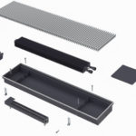 Конвектор внутрипольный HELIOS THERM LIGHT AIR (CIAA) с вентилятором