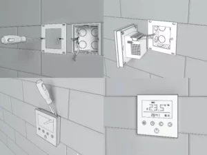 Коробка VARMANN 100007 для встроенного монтажа регулятора VARMANN Vartronic (квадратная)