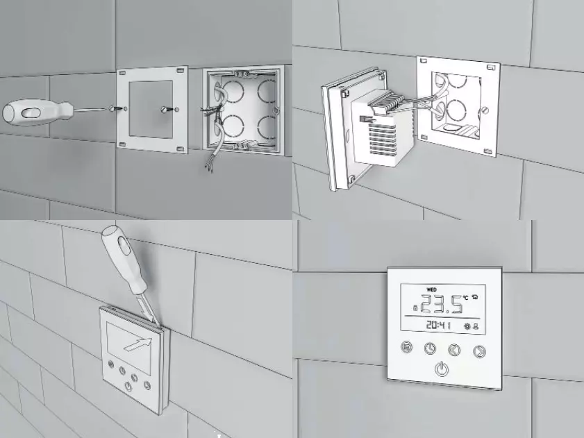 Коробка VARMANN 100007 для встроенного монтажа регулятора VARMANN Vartronic (квадратная)