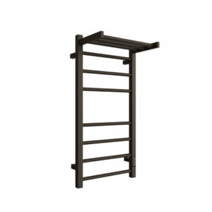 Полотенцесушитель электрический Двин квадратный профиль с диммером Fs plaza neo (полка)