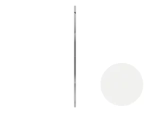 Полотенцесушитель электрический TERMINUS Электрик VEM Стойка UNO (ПРОФ) белый цвет