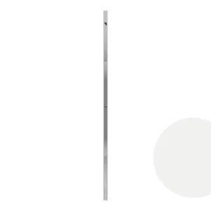 Полотенцесушитель электрический TERMINUS Электрик VEM Стойка UNO (ПРОФ) белый цвет