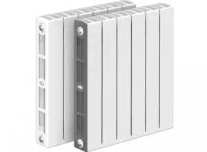 Радиатор биметаллический RIFAR SUPReMO Ventil 350 Титан 08 секц. нижн. лев.