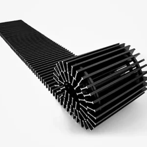 Алюминиевая решетка SGZ Black (чёрный цвет)