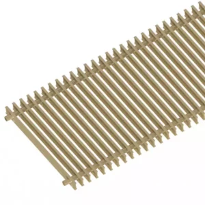 Решетка алюминиевая SGL Champagne (цвет шампань) для внутрипольных конвекторов Itermic