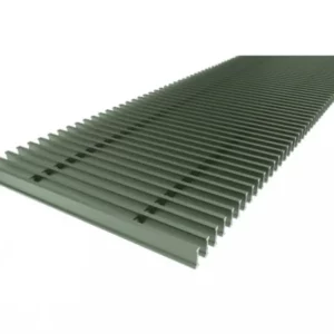 Решетка с рамкой VITRON из анодированного алюминия бронзового цвета