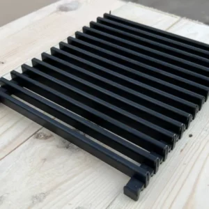 Решетка из полимерного материала PGL Black (чёрный цвет) для внутрипольных конвекторов ITERMIC