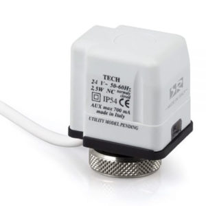 Термоэлектрический сервопривод SR Rubinetterie 0092-B24V (Нормально закрытый) М30х1,5