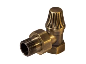 Вентиль нижний угловой латунный RETROstyle RS 217B 1/2" (с американкой)