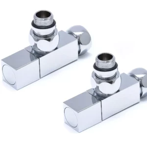 Вентиль запорный угловой квадратный Luxon 3/4ВРx1/2НР