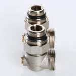 Узел угловой для нижнего подключения радиатора vt.345.kna.e04	1/2″ x 3/4″ («евроконус»)