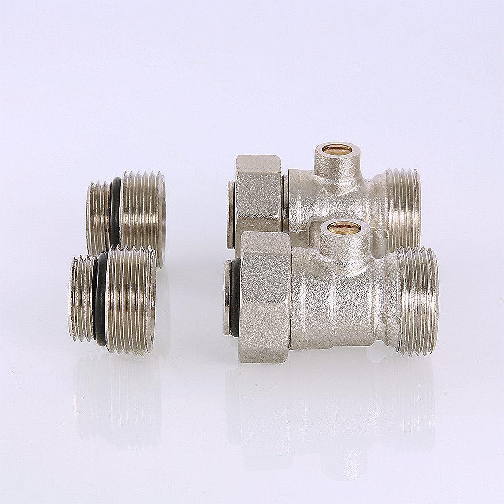Узел для нижнего подключения радиатора (комплект) vt.345k.n.e04 1/2″ х 3/4, «евроконус»