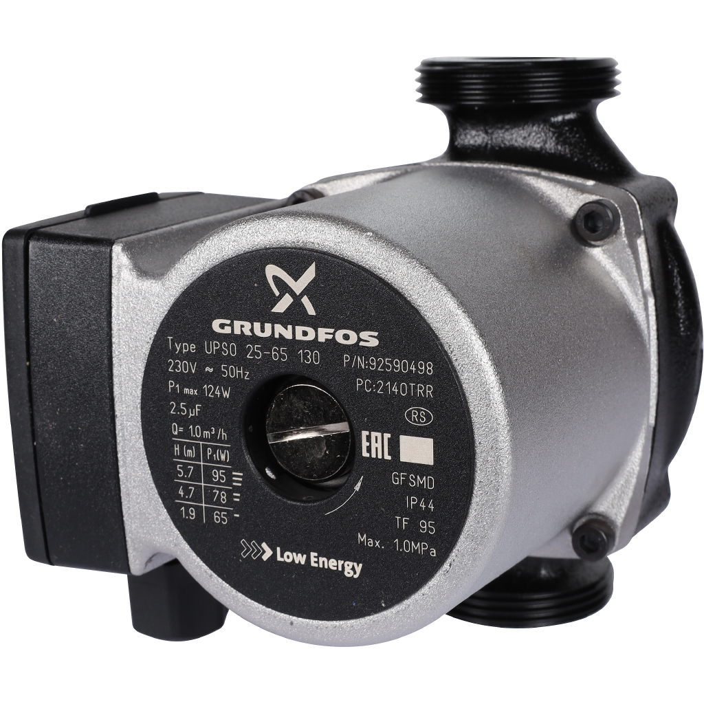 Насосно-смесительный узел с термостатическим клапаном, Grundfos UPSO 25-65 130