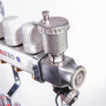 VALTEC коллекторный блок из нержавеющей стали с регулировочными клапанами и расходомерами