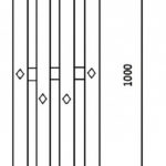 Secado Сандриго 4К 1000×240 черный матовый