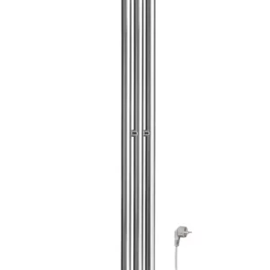 Полотенцесушитель электрический Ростела Мини 3-1200 мм. высотой, хром, 3 крючка