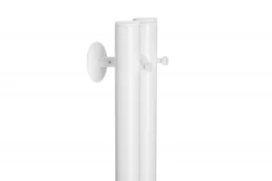 Полотенцесушитель электрический Ростела Мини 2 1500 мм. высотой, белый цвет, 2 крючка