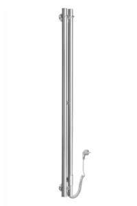 Полотенцесушитель электрический Ростела Мини 2 1800 мм. высотой, хром, 2 крючка