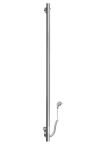 Полотенцесушитель электрический Ростела Мини 1-1200 мм. высотой, хром, 1 крючок