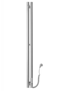 Полотенцесушитель электрический Ростела Мини 2 1500 мм. высотой, хром, 2 крючка