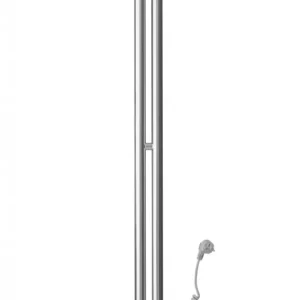 Полотенцесушитель электрический Ростела Мини 2 1500 мм. высотой, хром, 2 крючка