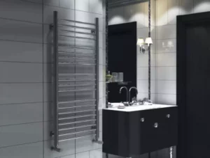 Полотенцесушитель Терминус Стандарт Аврора П27 500x1390 с 27 перекладинами хромированный (водяной)