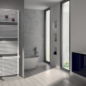 Полотенцесушитель Irsap Venus 1118x448 с 22 перекладинами белый RAL 9016 (водяной)