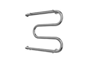 Полотенцесушитель Терминус Эконом М-образный с полкой AISI 32x2 500x500 с 4 перекладинами хромированный (водяной) боковое подключение