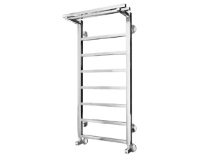 Полотенцесушитель Терминус Стандарт Контур (с полкой) П7 500x800 с 7 перекладинами хромированный (водяной)