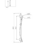 Стойка для душа РМС RACK-3