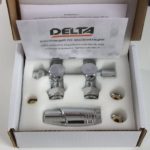 Узел нижнего подключения Delta DUO универсальный с термоголовкой М30х1,5 Хром