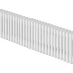 Трубчатый радиатор Royal Thermo Insignia VC3030.22.9016 трехтрубный, 300 мм высотой, 1010 мм длиной, 22 секции, нижнее подключение с вентилем, белый (RAL 9016)