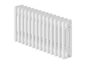 Трубчатый радиатор Royal Thermo Insignia VC3030.42.9016 трехтрубный, 300 мм высотой, 1910 мм длиной, 42 секции, нижнее подключение с вентилем, белый (RAL 9016)