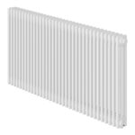 Трубчатый радиатор Royal Thermo Insignia VC3050.10.9016 трехтрубный, 500 мм высотой, 470 мм длиной, 10 секций, нижнее подключение с вентилем, белый (RAL 9016)