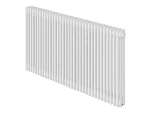 Трубчатый радиатор Royal Thermo Insignia VC3050.26.9016 трехтрубный, 500 мм высотой, 1190 мм длиной, 26 секций, нижнее подключение с вентилем, белый (RAL 9016)