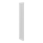 Трубчатый радиатор Royal Thermo Insignia VC3180.12.9016 трехтрубный, 1800 мм высотой, 560 мм длиной, 12 секций, нижнее подключение с вентилем, белый (RAL 9016)