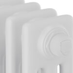 Трубчатый радиатор Royal Thermo Insignia VC3180.04.9016 трехтрубный, 1800 мм высотой, 200 мм длиной, 4 секции, нижнее подключение с вентилем, белый (RAL 9016)