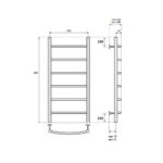 Полотенцесушитель водяной Point Афина PN04148 П6 400×800, хром