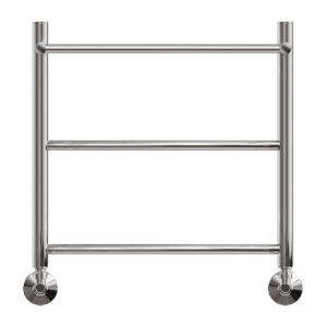 Полотенцесушитель водяной Point Афина PN04155P П2 500x500 с полкой, хром