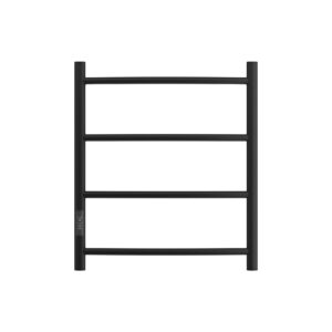 Полотенцесушитель электрический Point Афина PN04756B П4 500x600 диммер слева, черный