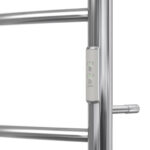 Полотенцесушитель электрический Point Афина PN04846P П3 400×600 с полкой, диммер справа, хром