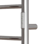 Полотенцесушитель электрический Point Афина PN04848P П5 400×800 с полкой, диммер справа, хром