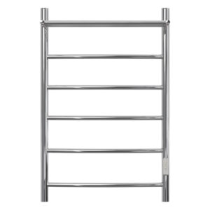 Полотенцесушитель электрический Point Афина PN04858P П5 500x800 с полкой, диммер справа, хром