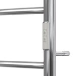 Полотенцесушитель электрический Point Афина PN04858P П5 500×800 с полкой, диммер справа, хром