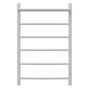 Полотенцесушитель электрический Point Афина PN04858PW П5 500x800 с полкой, диммер справа, белый