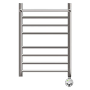 Полотенцесушитель электрический Point Аврора PN10146SPE П7 400x600 с полкой левый/правый, хром