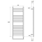 Полотенцесушитель водяной Point Аврора PN10150S П15 500×1000, хром