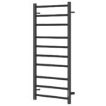 Полотенцесушитель электрический Point Аврора PN10850B П10 500×1000 диммер справа, черный